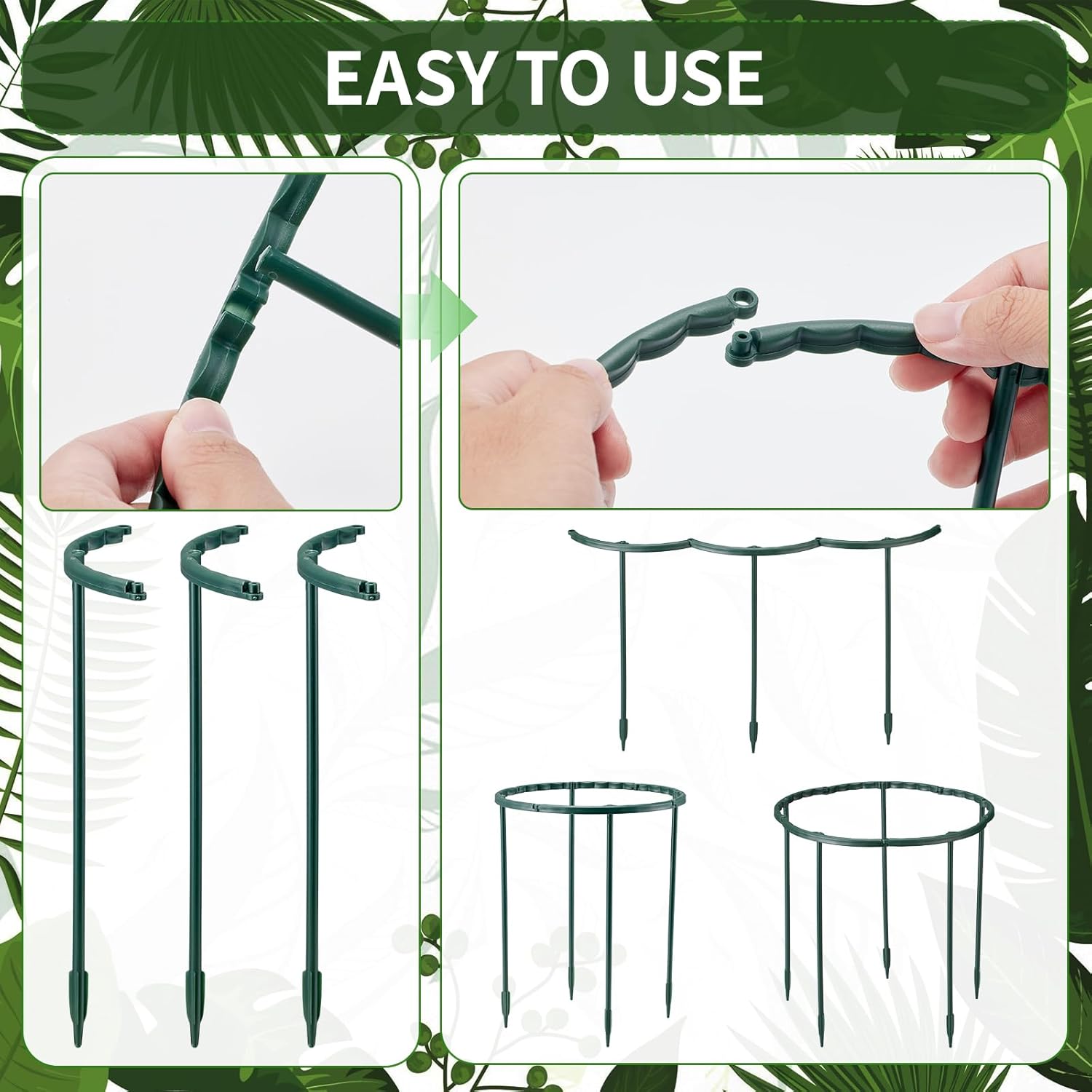 เสาค้ำต้นไม้ 1/16 ชิ้น สำหรับจ - Plant Support Stake บทวิจารณ์และราคา