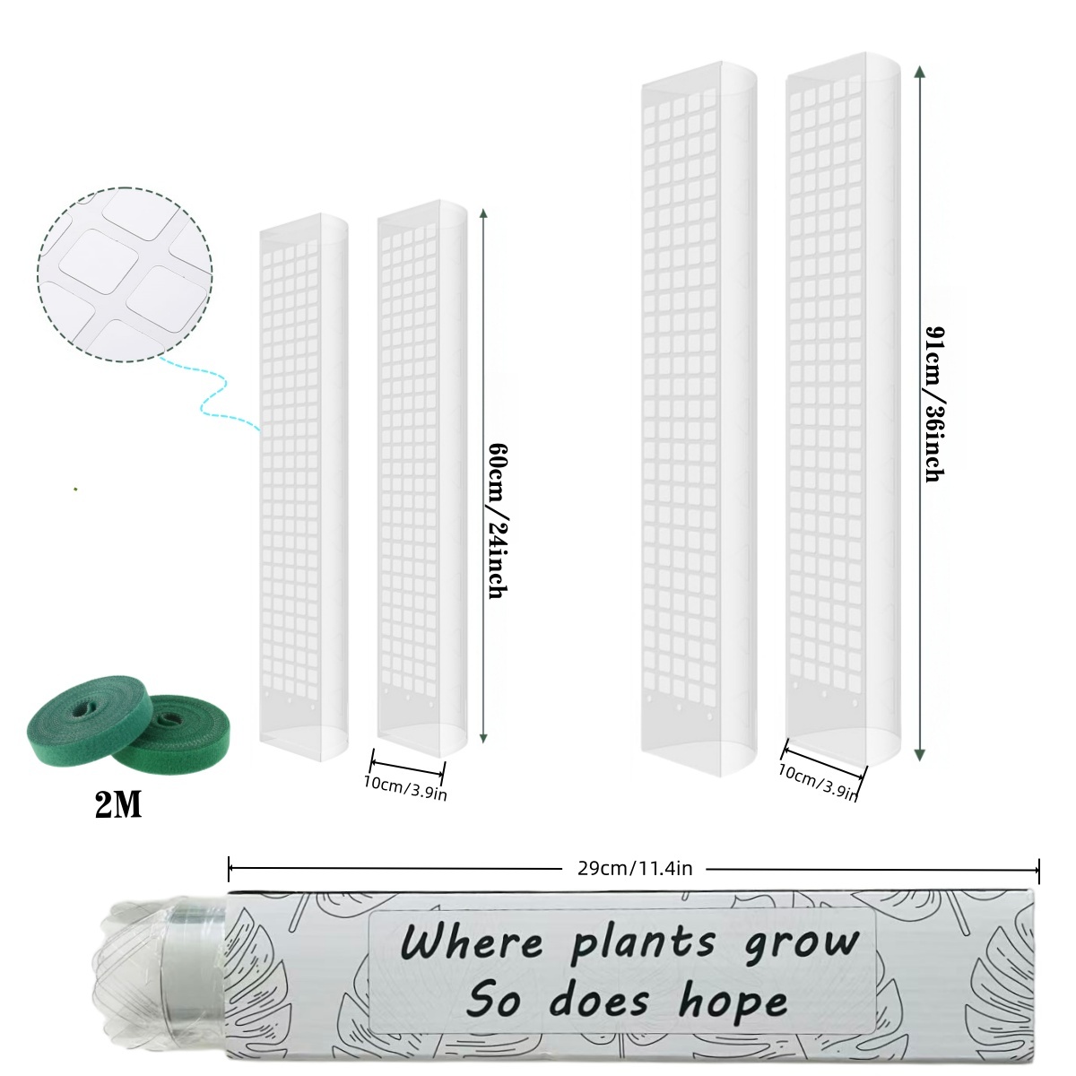 เสาพลาสติกสำหรับพืชเลื้อย สามา - Plant Support Stake บทวิจารณ์และราคา