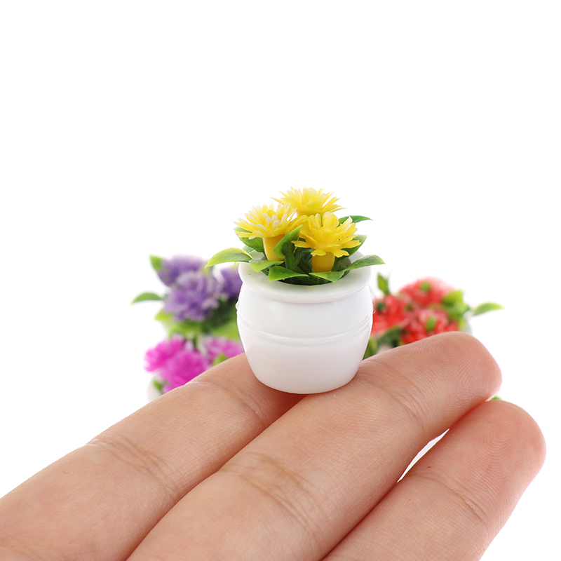 3 ชิ้นจำลองบ้านตุ๊กตาขนาดเล็กพ - Plant Pot บทวิจารณ์และราคา