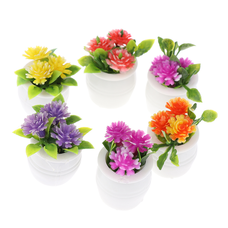 3 ชิ้นจำลองบ้านตุ๊กตาขนาดเล็กพ - Plant Pot บทวิจารณ์และราคา