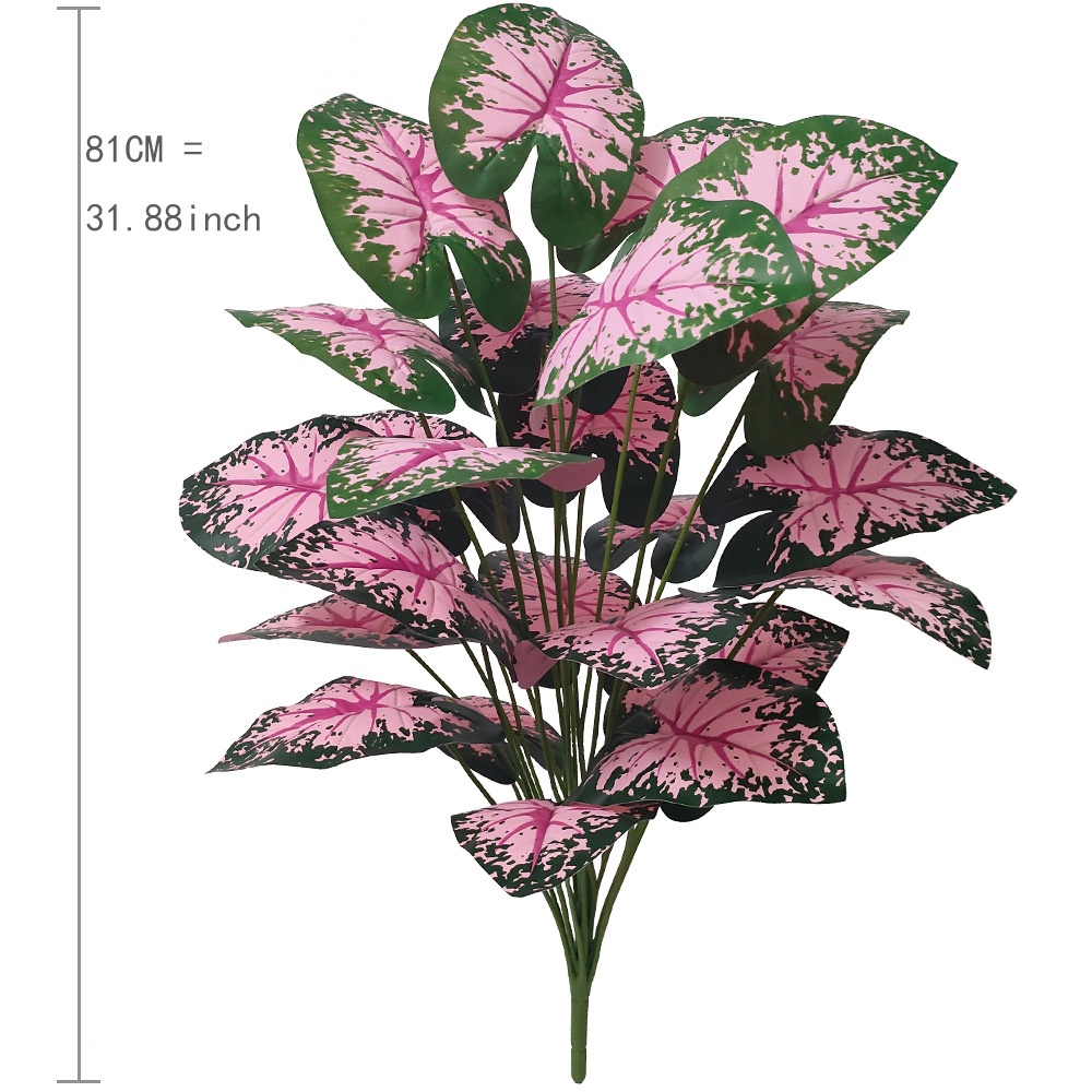 สีชมพู Leaf Potted พืชปลอมพืชป - Snake Plant บทวิจารณ์และราคา