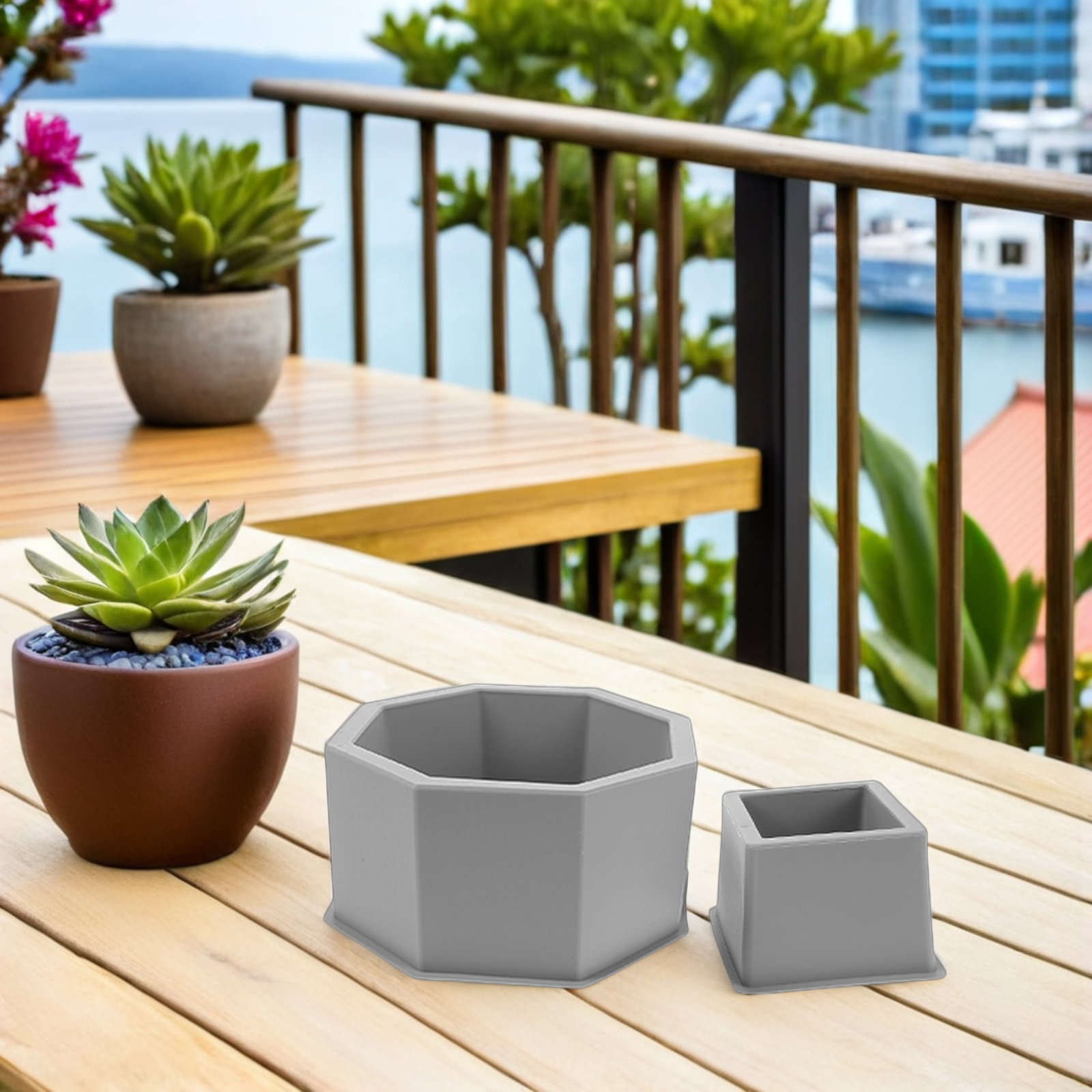 ชุดแม่พิมพ์ซิลิโคนสำหรับทำกระถ - Succulent Set บทวิจารณ์และราคา